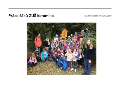 Práce žáků keramiky 2019/2020