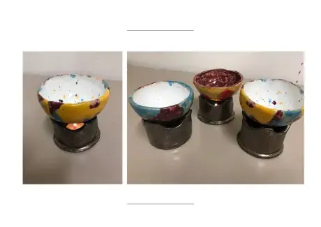 Práce žáků keramiky 2019/2020