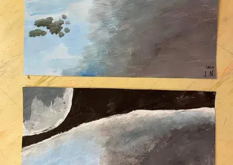 Září v ZUŠ - výtvarný obor