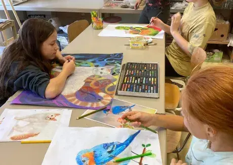 Září v ZUŠ - výtvarný obor