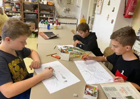 Září v ZUŠ - výtvarný obor