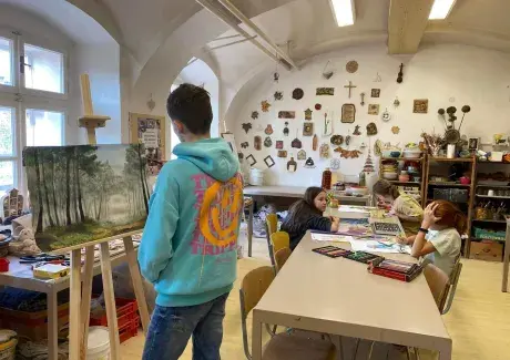 Září v ZUŠ - výtvarný obor