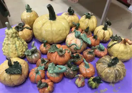 Práce žáků keramiky 2019/2020