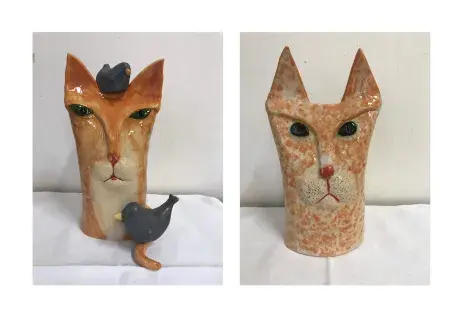 Práce žáků keramiky 2019/2020