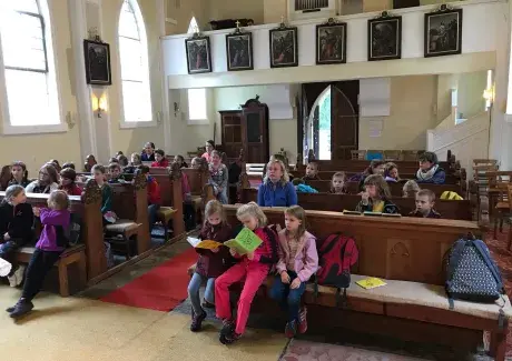 Výtvarné oddělení na poutním místě Rokole