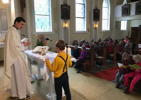 Výtvarné oddělení na poutním místě Rokole