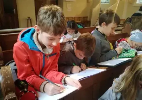 Výtvarné oddělení na poutním místě Rokole