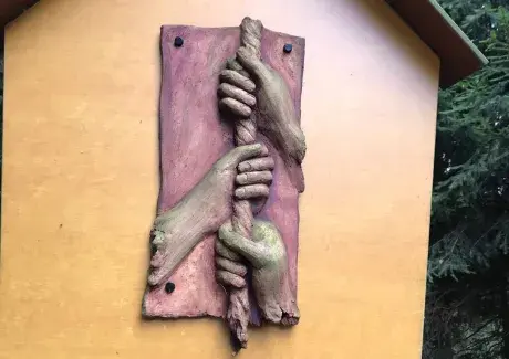 Výtvarné oddělení na poutním místě Rokole