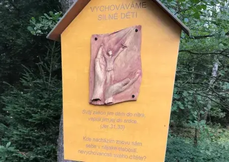 Výtvarné oddělení na poutním místě Rokole