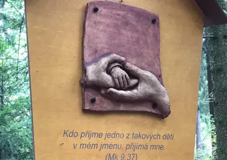 Výtvarné oddělení na poutním místě Rokole