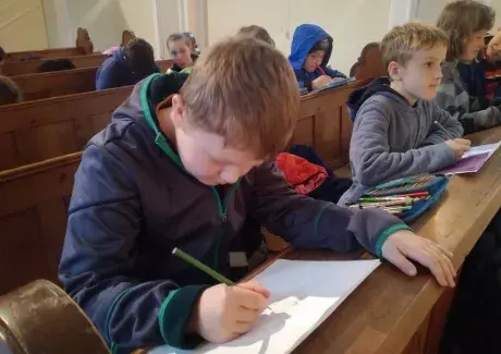 Výtvarné oddělení na poutním místě Rokole