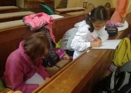 Výtvarné oddělení na poutním místě Rokole