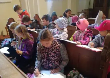 Výtvarné oddělení na poutním místě Rokole