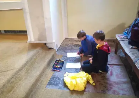 Výtvarné oddělení na poutním místě Rokole