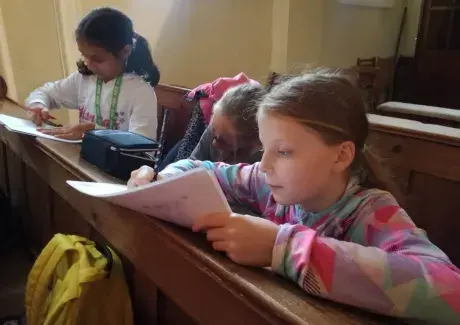 Výtvarné oddělení na poutním místě Rokole