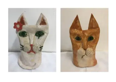 Práce žáků keramiky 2019/2020