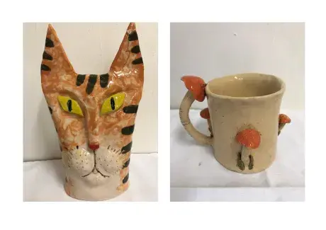 Práce žáků keramiky 2019/2020