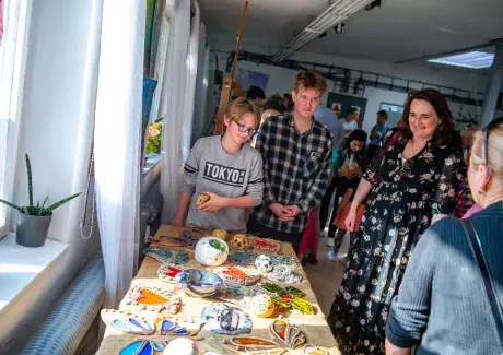 Vernisáž výtvarného oboru v Artičoku