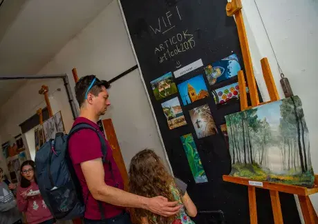 Vernisáž výtvarného oboru v Artičoku