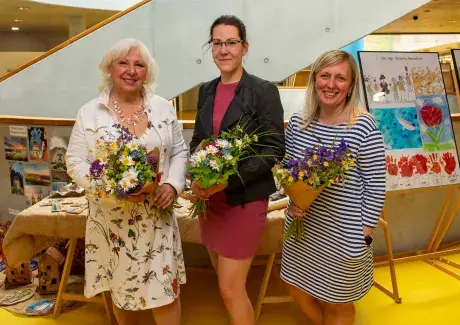 Výstava výtvarných prací a keramiky