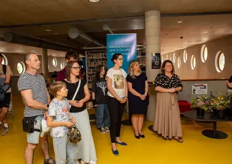 Vernisáž výstavy výtvarného oboru a keramiky