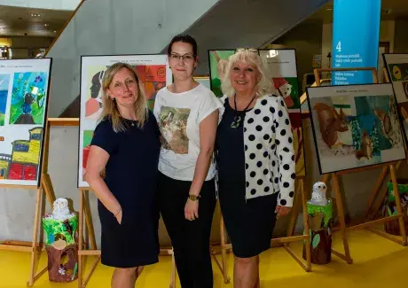 Vernisáž výstavy výtvarného oboru a keramiky