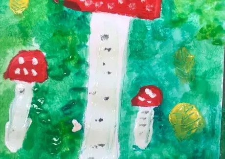 Výtvarné práce našich žáků