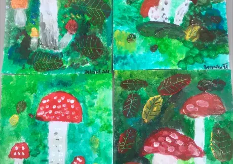 Výtvarné práce našich žáků