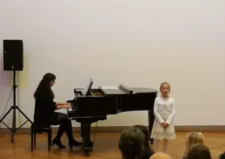 Pěvecké vystoupení žáků Michaely Grundové