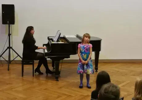 Pěvecké vystoupení žáků Michaely Grundové