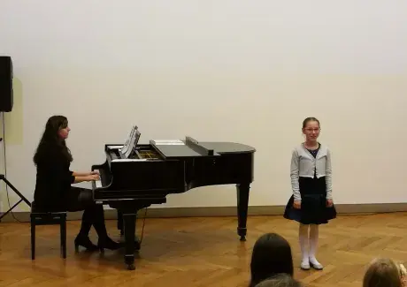Pěvecké vystoupení žáků Michaely Grundové