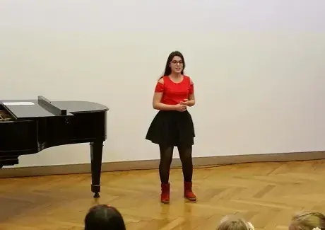 Pěvecké vystoupení žáků Michaely Grundové