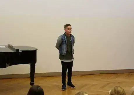 Pěvecké vystoupení žáků Michaely Grundové