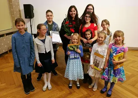 Pěvecké vystoupení žáků Michaely Grundové