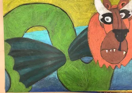 Výtvarné práce našich žáků