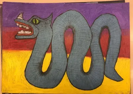 Výtvarné práce našich žáků