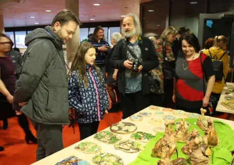 Vernisáž výstavy keramiky 12. 2. 2019