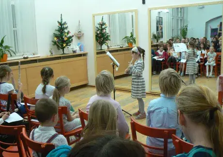 Koncert žáků Hany Haltufové 11.12.2017