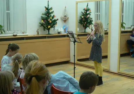 Koncert žáků Hany Haltufové 11.12.2017