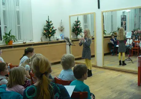 Koncert žáků Hany Haltufové 11.12.2017