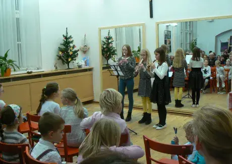 Koncert žáků Hany Haltufové 11.12.2017