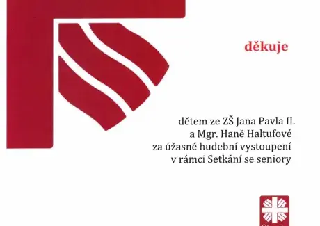 Vystoupení v rámci Setkání se seniory 27. 3. 2018