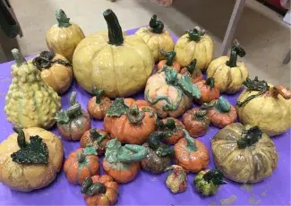 Práce žáků keramiky 2019/2020