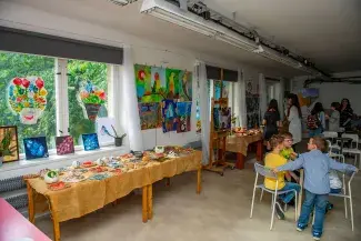 Vernisáž výtvarného oboru v Artičoku