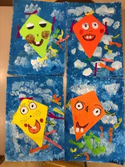 Výtvarné práce našich žáků