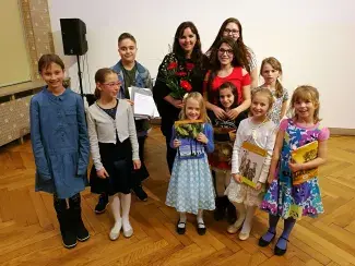 Pěvecké vystoupení žáků Michaely Grundové