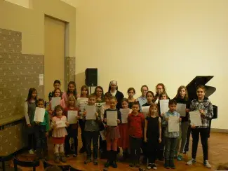 Klavírní přehrávka žáků Heleny Stočesové 29.1.2018